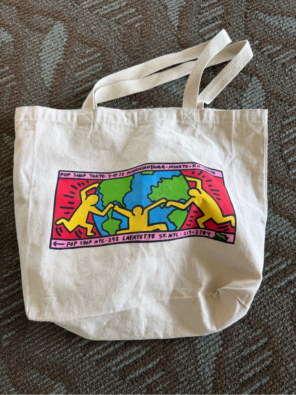 Kieth Haring tote bag